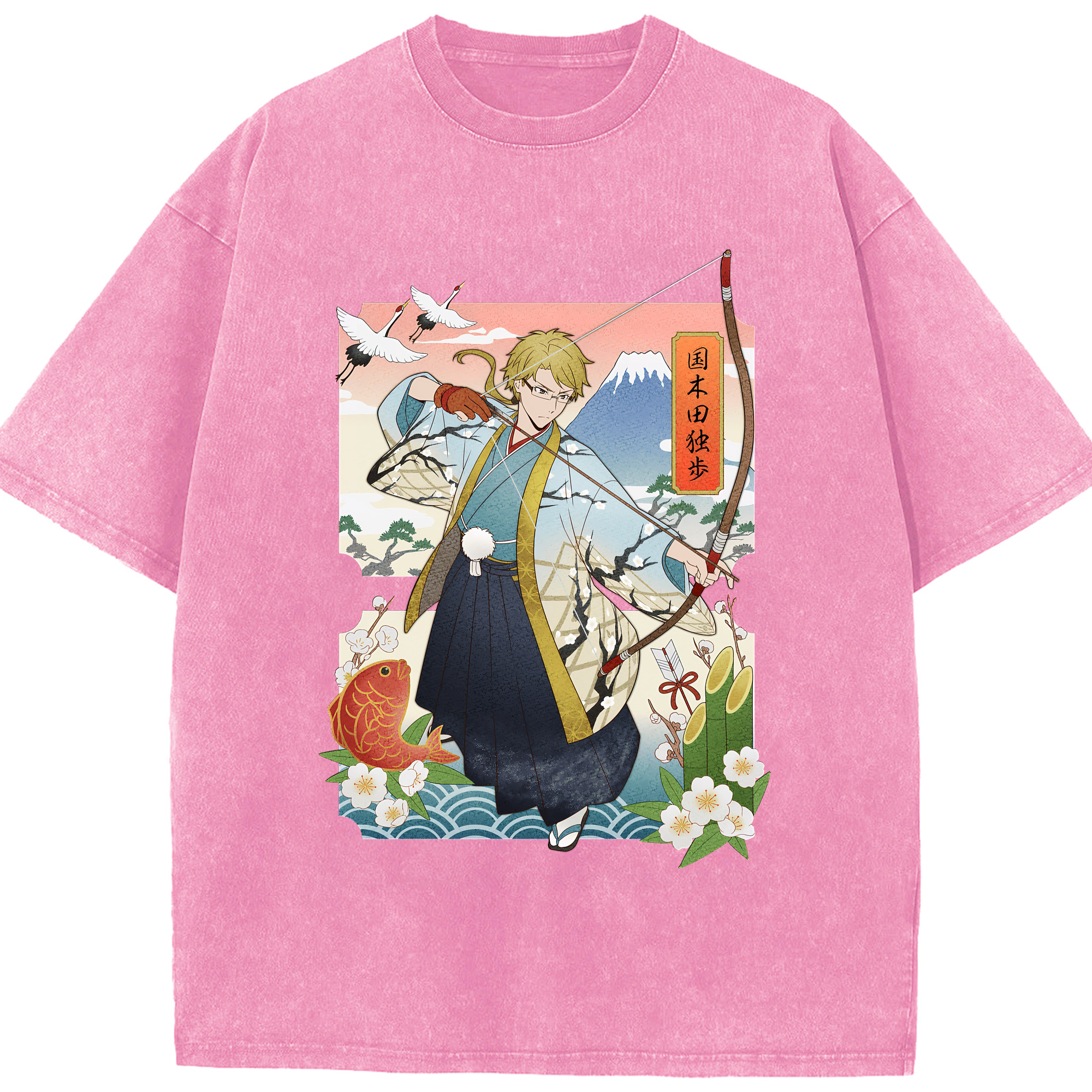 （画像用） 文豪ストレイドッグス Bungo Stray Dogs 綿100% ヴィンテージ風 半袖Tシャツ（フロントプリント）